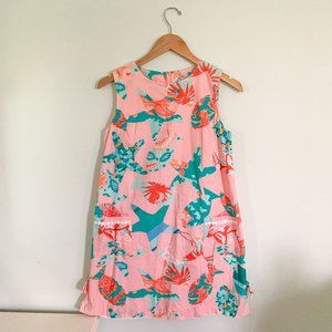 Lilly Pulitzer Light Pink Patterned Shift Dress